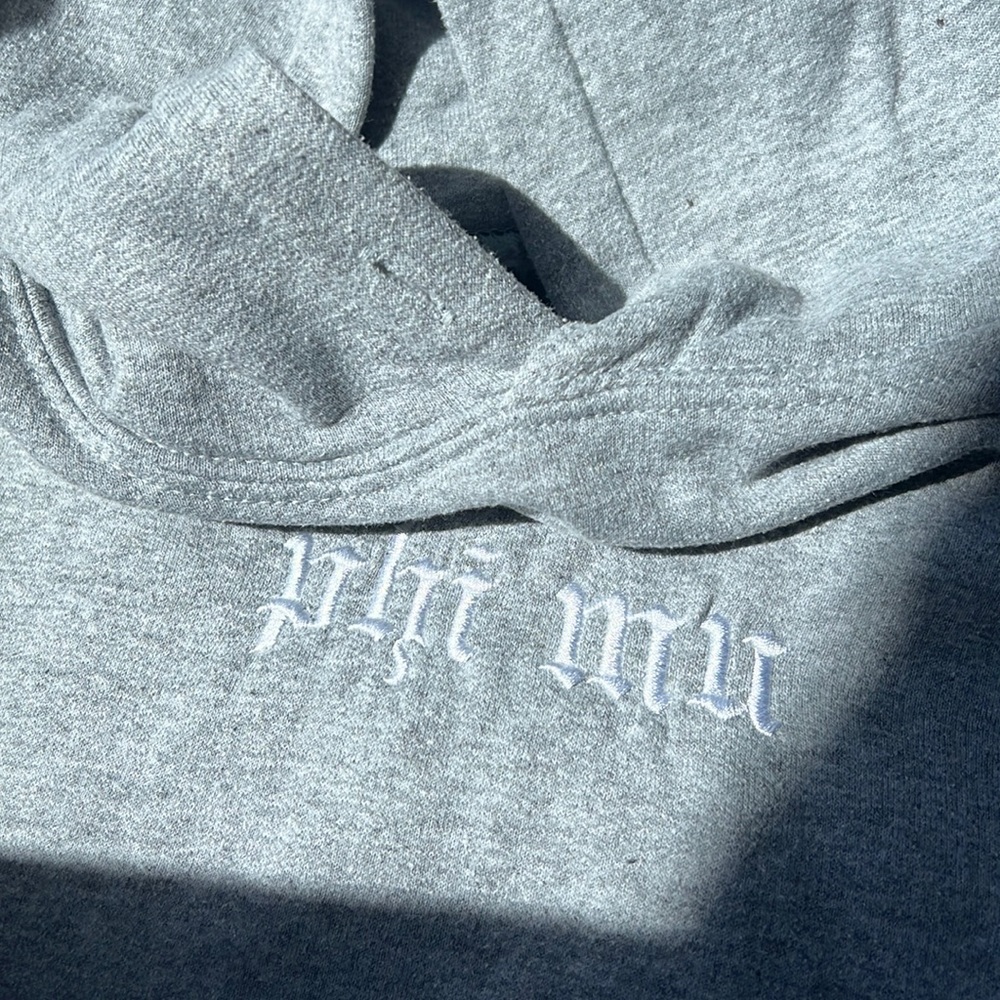 Phi Mu Embroidered Sweatshirt